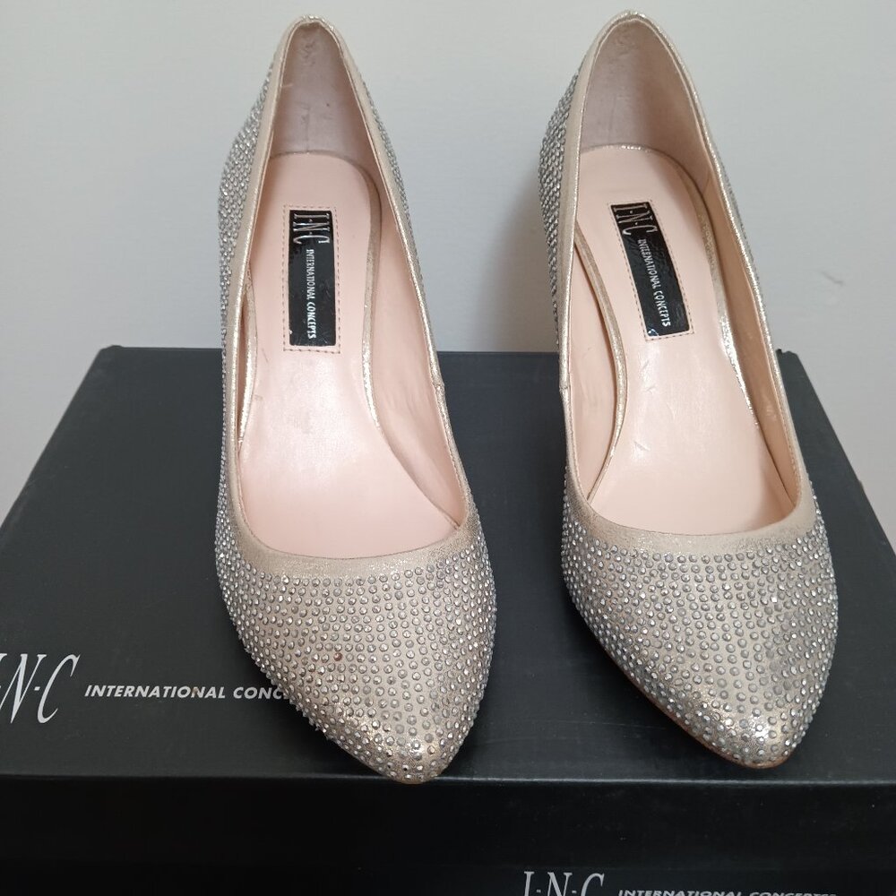 Party shoes - pearl gold, size 5.5M